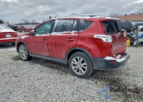 2015 Toyota Rav4 Limited z USA, uszkodzony, nr VIN 2T3DFREVXFW315868